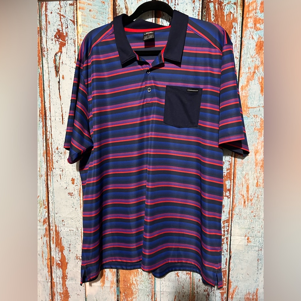 Oakley Striped Polo Shirt